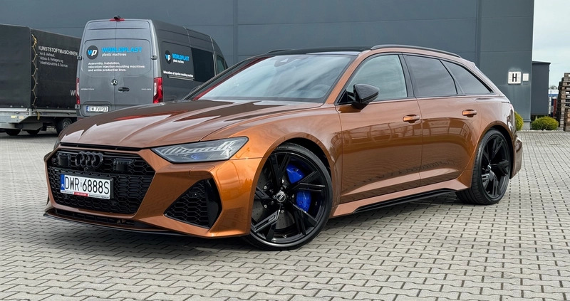 Audi RS6 cena 504999 przebieg: 76000, rok produkcji 2021 z Zduny małe 781